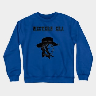 Western Era - Cowboy with Hat Crewneck Sweatshirt